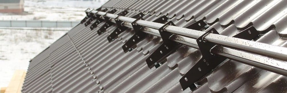 Снегозадержатели для крыши дома