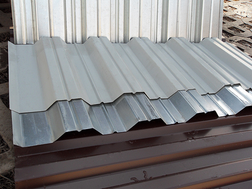 Оцинкованные листы профнастила