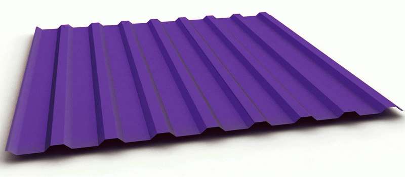 Фиолетовый профнастил