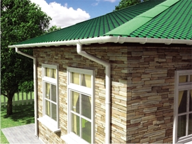 Водосточная система у крыши