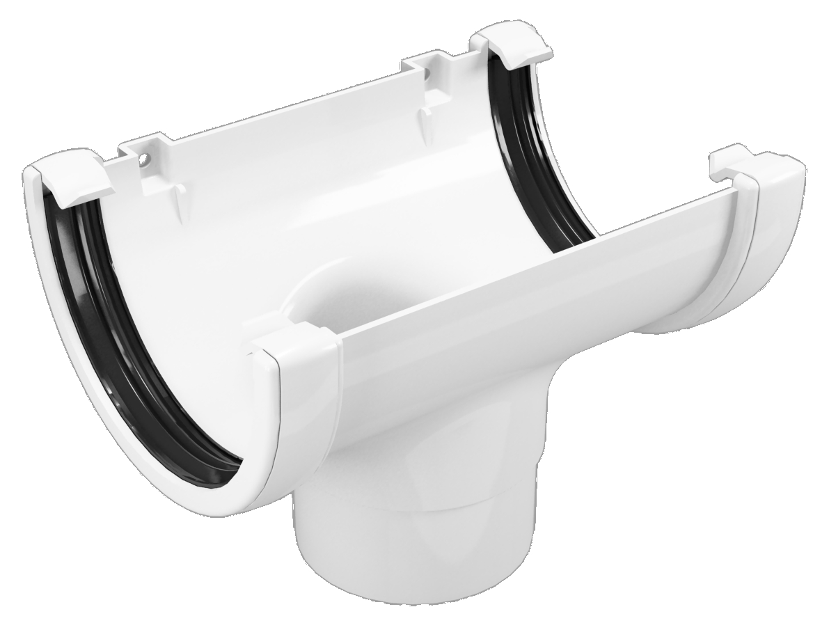 Воронка желоба белая