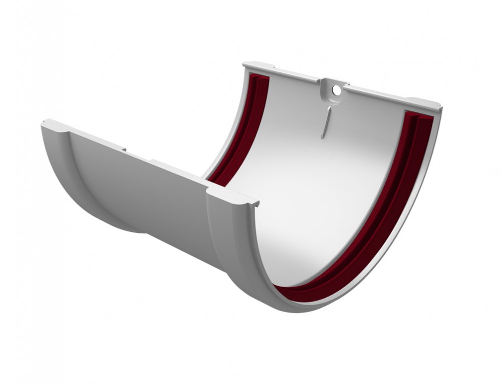 Соединитель желобов ПВХ Стандарт