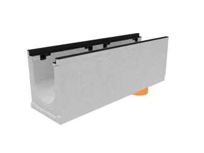 Лоток водоотводный бетонный коробчатый (СО-200мм), с чугунной насадкой, с водосливом КUв 100.29,8 (20).34,5(27,5) - BGZ-S, № 10-0 напрямую со склада завода в Екатеринбурге. Гарантируем низкую цену! Лоток водоотводный бетонный коробчатый (СО-200мм), с чугунной насадкой, с водосливом КUв 100.29,8 (20).34,5(27,5) - BGZ-S, № 10-0