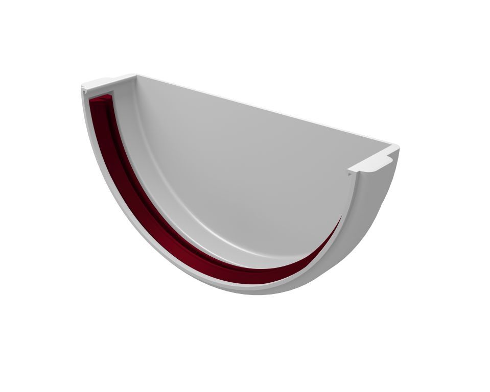 Заглушка желоба универсальная ПВХ Стандарт