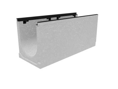 Лоток водоотводный бетонный коробчатый (СО300 мм), с чугунной насадкой, с уклоном 0,5%КUу 100.39,9 (30).44(37) - BGZ-S, № 9