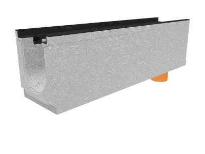 Лоток водоотводный бетонный коробчатый (СО-150мм), с чугунной насадкой, с водосливом КUв 100.24,8 (15).29(22,5)-BGZ-S, № 10-0 напрямую со склада завода в Екатеринбурге. Гарантируем низкую цену! Лоток водоотводный бетонный коробчатый (СО-150мм), с чугунной насадкой, с водосливом КUв 100.24,8 (15).29(22,5)-BGZ-S, № 10-0