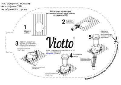 Выход вентиляции канализации