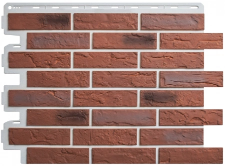 Фасадная панель Кирпич Рижский напрямую со склада завода в Екатеринбурге. Гарантируем низкую цену! Фасадная панель Кирпич Рижский