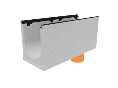 Лоток водоотводный бетонный коробчатый (СО-300мм), с чугунной насадкой, с водосливом КUв 100.39,9 (30).47(400) - BGZ-S, № 15-0 напрямую со склада завода в Екатеринбурге. Гарантируем низкую цену! Лоток водоотводный бетонный коробчатый (СО-300мм), с чугунной насадкой, с водосливом КUв 100.39,9 (30).47(400) - BGZ-S, № 15-0