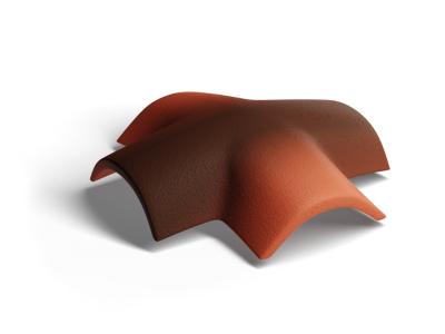 Х-образная черепица для наклонных хребтов 45 градусов напрямую со склада завода в Екатеринбурге. Гарантируем низкую цену! Х-образная черепица для наклонных хребтов 45 градусов