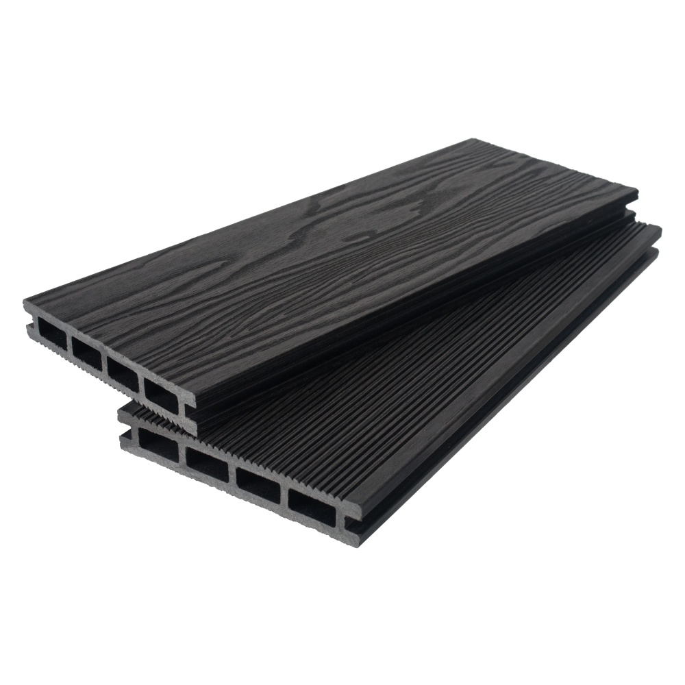 Террасная доска 3Dmicro TalverWood 150*25 АНТРАЦИТ брашированная двусторонняя (текстура-вельвет) Террасная доска 3Dmicro TalverWood 150*25 АНТРАЦИТ брашированная двусторонняя (текстура-вельвет)