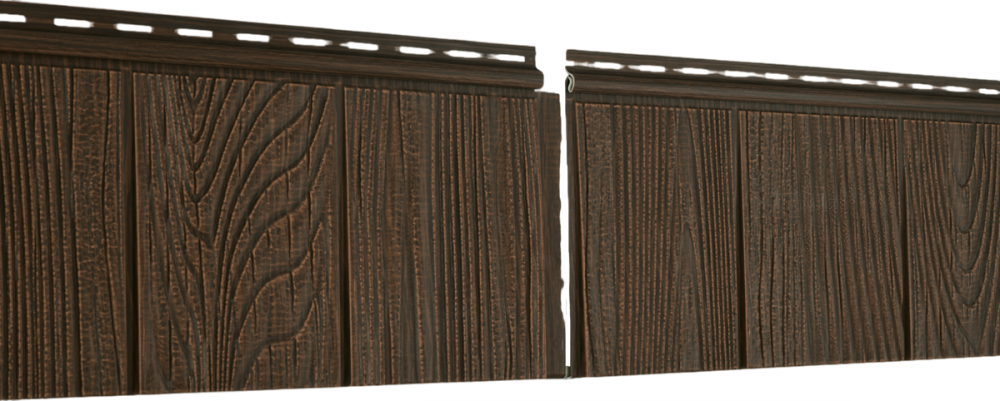 Фасадная панель Щепа S-Lock Каштановый