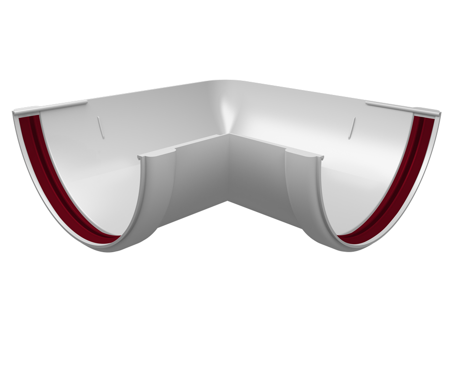 Угол желоба 90° универсальный ПВХ Стандарт