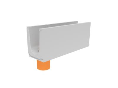 Лоток водоотводный бетонный коробчатый (СО-200мм), с водосливом КUв 100.29,8(20).39,5(32,5)-BGU, № 20-0 напрямую со склада завода в Екатеринбурге. Гарантируем низкую цену! Лоток водоотводный бетонный коробчатый (СО-200мм), с водосливом КUв 100.29,8(20).39,5(32,5)-BGU, № 20-0