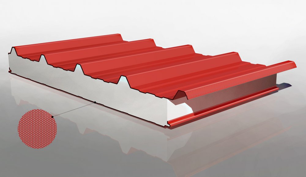 Кровельные сэндвич-панели с PIR