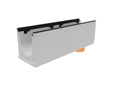 Лоток водоотводный бетонный коробчатый (СО-200мм), с чугунной насадкой, с водосливом КUв 100.29,8 (20).32(25) - BGZ-S, № 5-0 напрямую со склада завода в Екатеринбурге. Гарантируем низкую цену! Лоток водоотводный бетонный коробчатый (СО-200мм), с чугунной насадкой, с водосливом КUв 100.29,8 (20).32(25) - BGZ-S, № 5-0