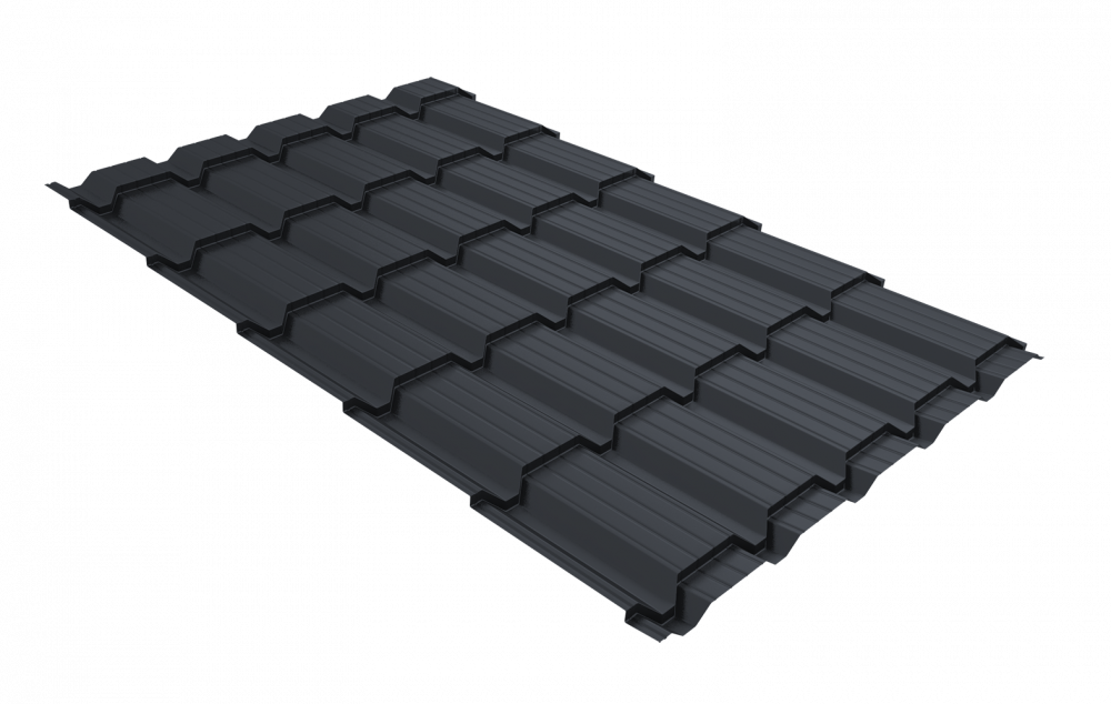 Металлочерепица Верховье Quadro Profi 0,5 Satin Matt