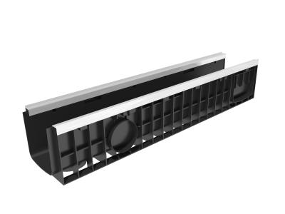 Лоток водоотводный Gidrolica Standart Plus ЛВ-15.19,6.18,5 - пластиковый (усиленный)