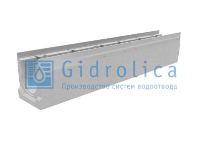 Лоток водоотводный бетонный коробчатый (СО-100мм), с оцинкованной насадкой, с уклоном 0,5% КUу 100.16,3 (10).21(17) - BGU-Z, № 9