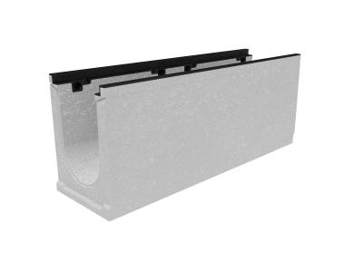 Лоток водоотводный бетонный коробчатый (СО-200мм), с чугунной насадкой, с уклоном 0,5% КUу100.29,8 (20).37,5(30,5) - BGZ-S, № 16 напрямую со склада завода в Екатеринбурге. Гарантируем низкую цену! Лоток водоотводный бетонный коробчатый (СО-200мм), с чугунной насадкой, с уклоном 0,5% КUу100.29,8 (20).37,5(30,5) - BGZ-S, № 16