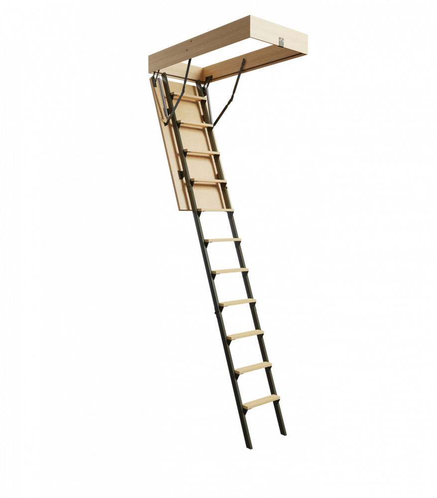 Чердачная лестница Docke STANDARD METAL 60х120х280 напрямую со склада завода в Екатеринбурге. Гарантируем низкую цену! Чердачная лестница Docke STANDARD METAL 60х120х280