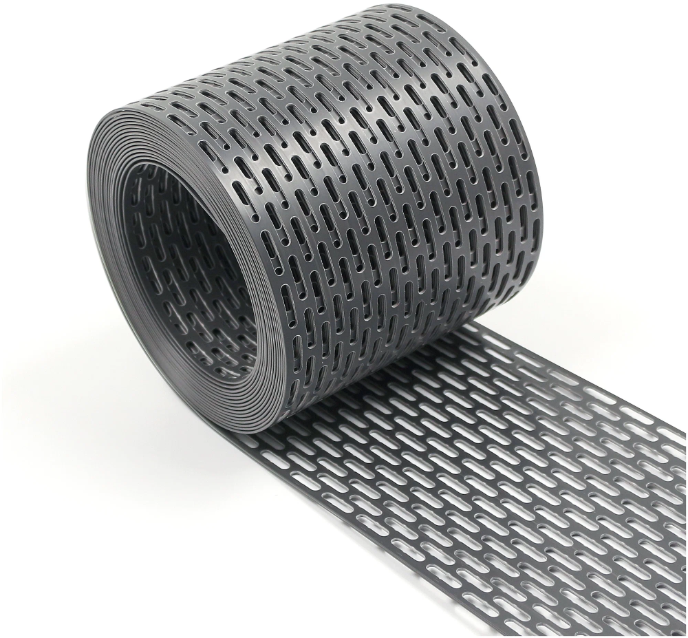 Вентиляционная лента D-bork ПВХ-лента карниза 100х 5000 мм коричневая, графит, белая напрямую со склада завода в Екатеринбурге. Гарантируем низкую цену! Вентиляционная лента D-bork ПВХ-лента карниза 100х 5000 мм коричневая, графит, белая