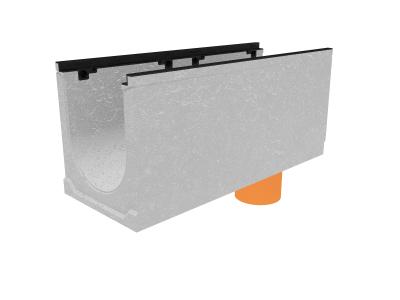 Лоток водоотводный бетонный коробчатый (СО-300мм), с чугунной насадкой, с водосливом КUв 100.39,9 (30).44,5(37,5) - BGZ-S, № 10-0 напрямую со склада завода в Екатеринбурге. Гарантируем низкую цену! Лоток водоотводный бетонный коробчатый (СО-300мм), с чугунной насадкой, с водосливом КUв 100.39,9 (30).44,5(37,5) - BGZ-S, № 10-0