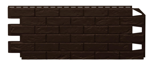 Фасадная панель Vilo Classic Brick Dark Brown напрямую со склада завода в Екатеринбурге. Гарантируем низкую цену! Фасадная панель Vilo Classic Brick Dark Brown