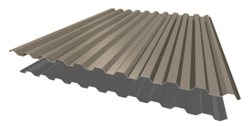 Профнастил С-21 ПЭ напрямую со склада завода в Екатеринбурге. Гарантируем низкую цену! Профнастил С-21 ПЭ