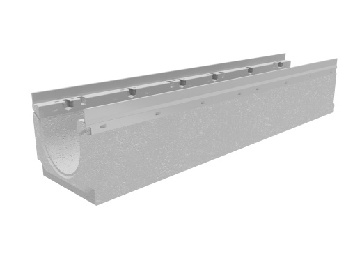 Лоток водоотводный бетонный коробчатый (СО 150 мм), с оцинкованной насадкой, с уклоном 0,5% КUу 100.21,3 (15).21(17)-BGU-Z,№ - 2