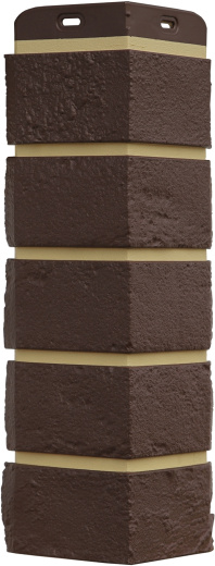 Угол наружный Состаренный кирпич Элит