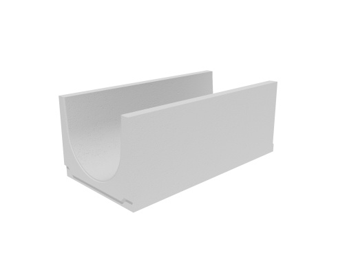 Лоток водоотводный бетонный коробчатый (СО-400мм) КU 100.49,4(40).39,5(32,5) - BGU, № 0