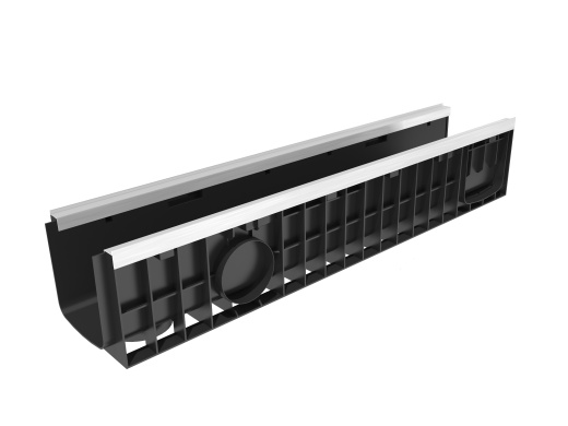 Лоток водоотводный Gidrolica Standart Plus ЛВ-15.19,6.18,5 - пластиковый (усиленный) напрямую со склада завода в Екатеринбурге. Гарантируем низкую цену! Лоток водоотводный Gidrolica Standart Plus ЛВ-15.19,6.18,5 - пластиковый (усиленный)