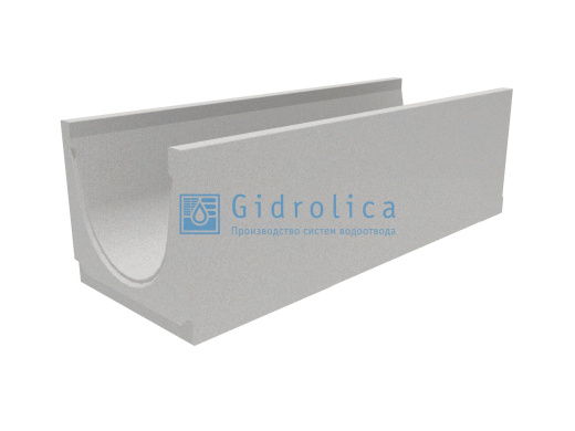 Лоток водоотводный бетонный коробчатый (СО-200мм), с уклоном 0,5% КUу 100.29,8(20).33(26) - BGU, № 7