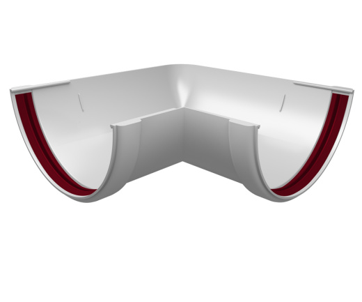 Угол желоба 90° универсальный ПВХ Стандарт