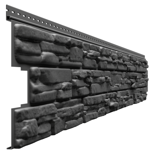 Сайдинг LUX под камень, Rocky, корунд напрямую со склада завода в Екатеринбурге. Гарантируем низкую цену! Сайдинг LUX под камень, Rocky, корунд