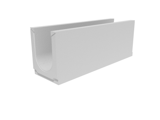 Лоток водоотводный бетонный коробчатый (СО-200мм)КU 100.29,8(20).37(30)-BGU, № 15-0