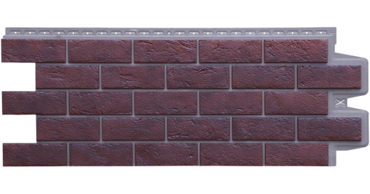 Фасадная панель Состаренный кирпич Элит