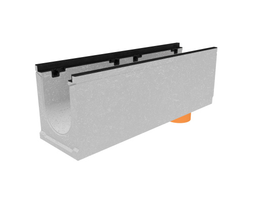 Лоток водоотводный бетонный коробчатый (СО-200мм), с чугунной насадкой, с водосливом КUв 100.29,8 (20).34,5(27,5) - BGZ-S, № 10-0 напрямую со склада завода в Екатеринбурге. Гарантируем низкую цену! Лоток водоотводный бетонный коробчатый (СО-200мм), с чугунной насадкой, с водосливом КUв 100.29,8 (20).34,5(27,5) - BGZ-S, № 10-0