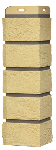 Угол наружный Состаренный кирпич Элит