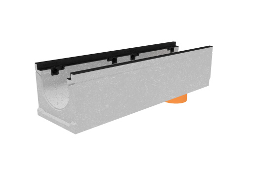 Лоток водоотводный бетонный коробчатый (СО-200мм), с чугунной насадкой, с водосливом КUв 100.29,8 (20).24,5(17,5) - BGZ-S, № -10-0 напрямую со склада завода в Екатеринбурге. Гарантируем низкую цену! Лоток водоотводный бетонный коробчатый (СО-200мм), с чугунной насадкой, с водосливом КUв 100.29,8 (20).24,5(17,5) - BGZ-S, № -10-0